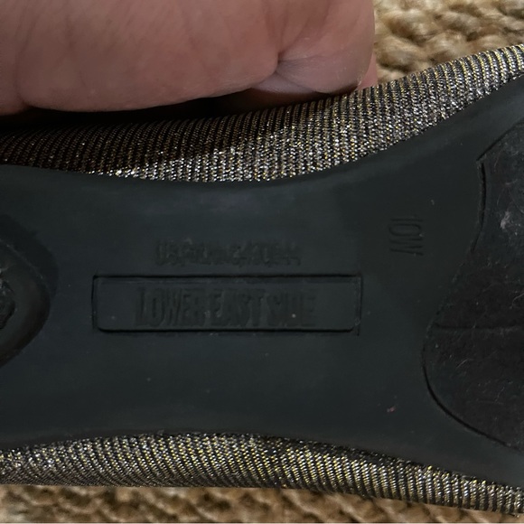 Lower East Side Metallic Gold & Silver Round Flats - Picture 6 of 6